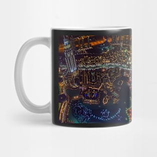 DUBAI CITY AERIAL VIEW Mug